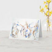 Carte Abstraite Expression "Support simple" (Fleur jaune)