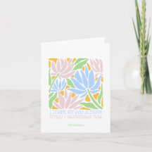 Carte Abstraite Floral Card Bible Verse Card Merci