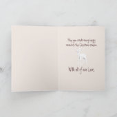 Carte Abstraite forêt minimale de rennes de Noël Origami (Intérieur)