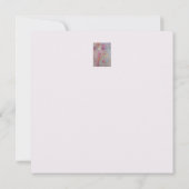 Carte Abstraite Pastel Floral Flat (Dos)