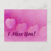 Carte Abstraite Pink Heart Post (Devant)