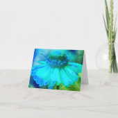 Carte Abstraite Zinnia Flower Note (Devant)