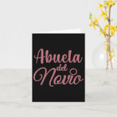 Carte Abuela Del Novio (Fleur jaune)