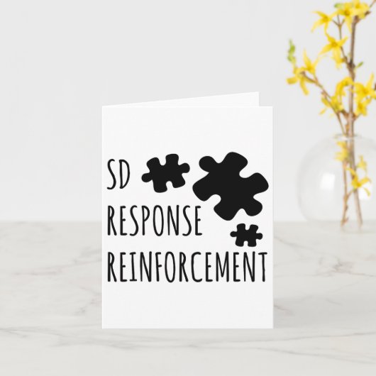 Carte Aby Thérapeute Sd Renforcement Réaction Comporteme (Fleur jaune)