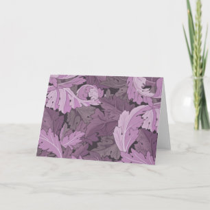 Carte Acanthus, William Morris Card