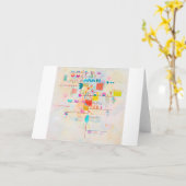 Carte Accent Doux, Wassily Kandinsky (Fleur jaune)