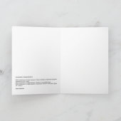 Carte Acceptation de l'impermanence. (Intérieur)