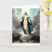 Carte Acceptation de Mary (Fleur jaune)