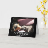 Carte Acceptation Inspire (Fleur jaune)