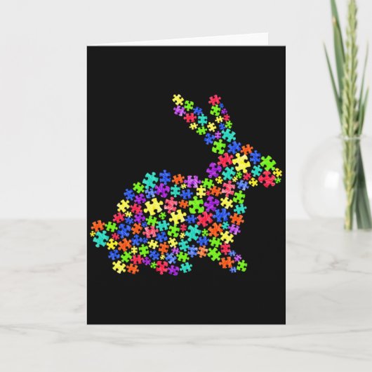 Carte Accepter Comprendre Amour Lapin Sensibilisation à  (Devant)
