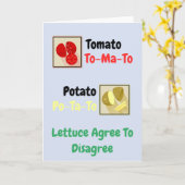 Carte Accepter de désapprouver (Fleur jaune)