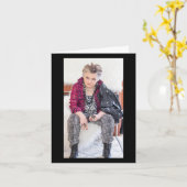 Carte Accepter, laisser aller et avoir foi (Fleur jaune)