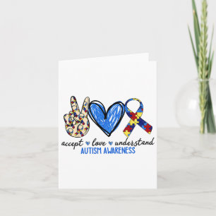 Carte Accepter l'amour comprendre la Sensibilisation sur