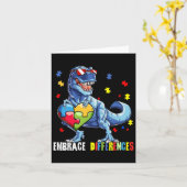 Carte Accepter les différences Asd Spectrum Dinosaure Au (Fleur jaune)