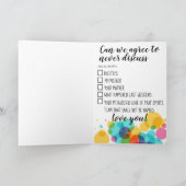 Carte Acceptons de ne pas parler de... (Intérieur)