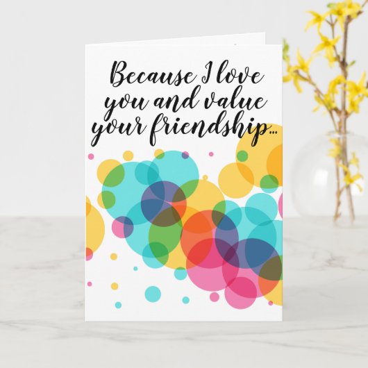 Carte Acceptons de ne pas parler de... (Fleur jaune)