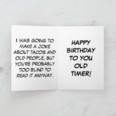 Carte Accès de taco vieux (Intérieur)