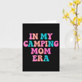 Carte Accessoires de maman de camping - Cadeau de fête d (Fleur jaune)