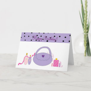 Carte Accessoires de Spa Anniversaire
