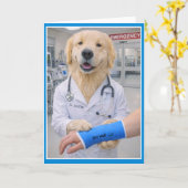 Carte Accident #2 Get Well Card  CD-1 (Fleur jaune)