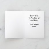 Carte Accident #2 Get Well Card  CD-1 (Intérieur)