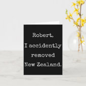 Carte Accidently Removed Nz - Funny Marcus Vr Chat Humor (Fleur jaune)
