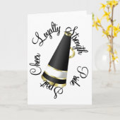 Carte Acclamation (Fleur jaune)