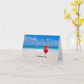 Carte Acclamations de plage (Fleur jaune)