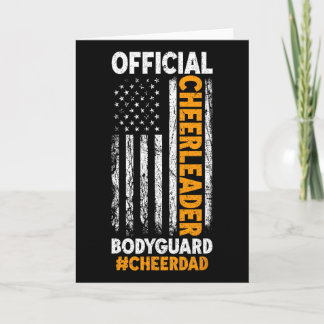Carte Acclamez Papa Cheerleader Garde du corps Fête des 