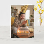 Carte Acclamons les petits miracles (Fleur jaune)