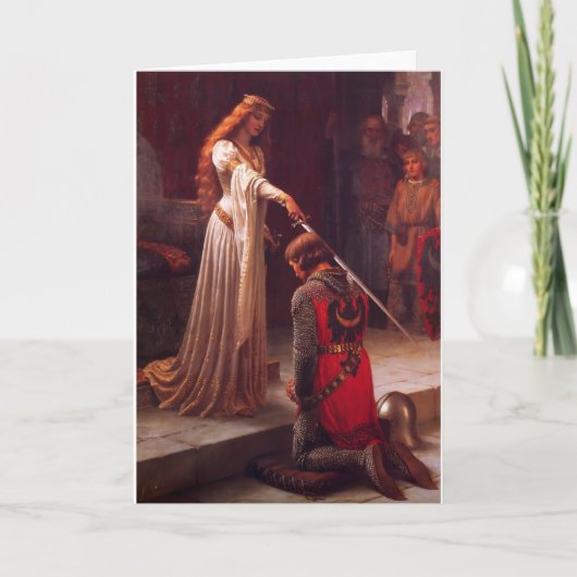 Carte Accolade - Edmund Blair Leighton (1901) (Devant)