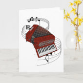 Carte Accordéon (Fleur jaune)