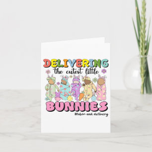 Carte Accouchement Des Lapins Les Plus Mignons Travail E