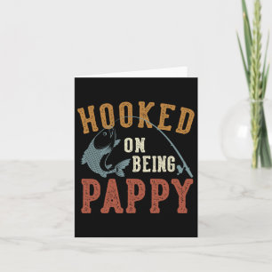 Carte Accro à Pappy Fête des Pères Pêche Pappy