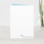 Carte Accro à ton anniversaire (Dos)