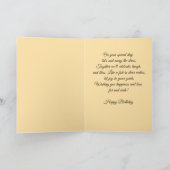 Carte Accroché au bonheur d'anniversaire  (Intérieur)