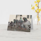 Carte accrocher avec les garçons (Fleur jaune)