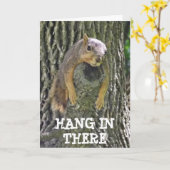 Carte Accrochez dedans là, des choses ne sera pas (Fleur jaune)