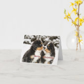 CARTE *ACCROCHEZ LE GUI* ON PEUT SE FROTTER LE NEZ (Fleur jaune)