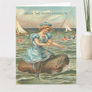 Carte Accrochez Les Moments Heureux Salutation