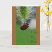 Carte Accrochez-vous (Fleur jaune)