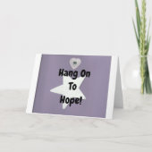 Carte Accrochez-Vous À L'Espoir ! (Devant)