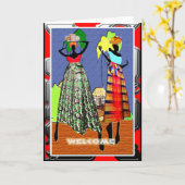 Carte accueil (Fleur jaune)