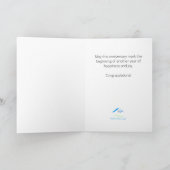 Carte Accueil Anniversaire d'un an (Intérieur)