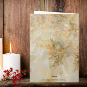 Carte Accueil de Noël d'Ange d'or