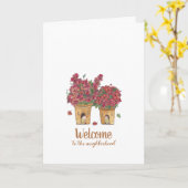 Carte Accueil des pots de fleurs (Fleur jaune)