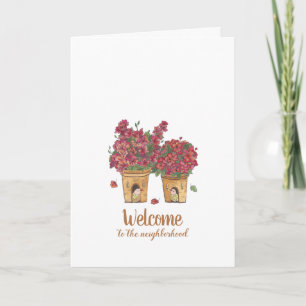 Carte Accueil des pots de fleurs 