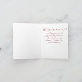 Carte Accueil du nouveau bébé (Intérieur)