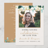 Carte Accueil Fête de la vie Service funéraire (Devant / Derrière)