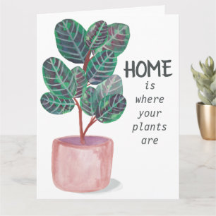 Carte Accueil Les plantes Joyeux Nouveau Accueil Aquarel